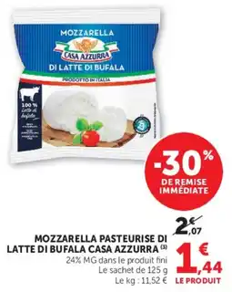 Hyper U CASA AZZURRA Mozzarella offre