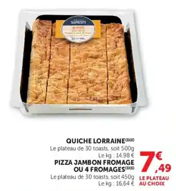 Hyper U SAPRESTI QUICHE LORRAINE offre