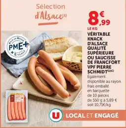 Hyper U VPF PIERRE SCHMIDT offre