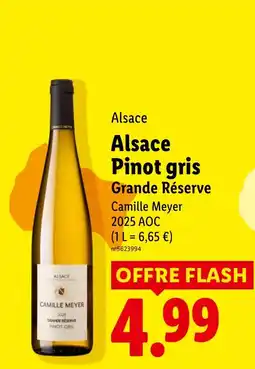 Lidl Camille Meyer Alsace Pinot gris offre