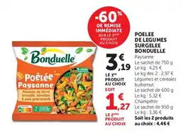 Hyper U Bonduelle Poêlée Paysanne offre