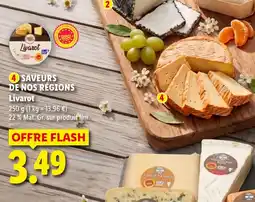 Lidl Saveurs de nos régions livarot offre