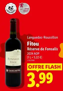 Lidl CASCASTEL Fitou offre