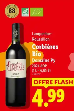 Lidl Domaine Py Corbières offre