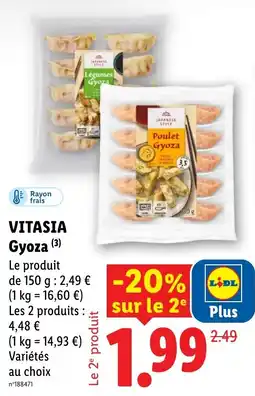 Lidl VITASIA Gyoza offre