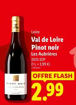 Lidl Les Aubrières Pinot noir offre