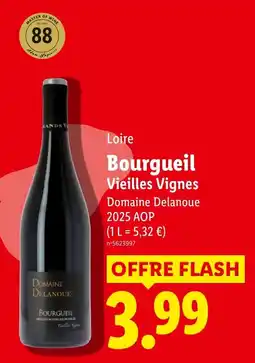Lidl Domaine Delanoue Bourgueil offre