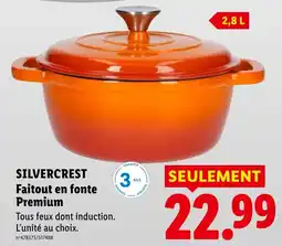 Lidl SILVERCREST Faitout en fonte Premium offre