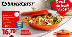 Lidl SILVERCREST Sauteuse en fonte Premium offre