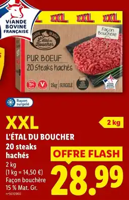 Lidl L'ÉTAL DU BOUCHER offre
