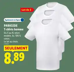 Lidl PARKSIDE T-shirts homme offre