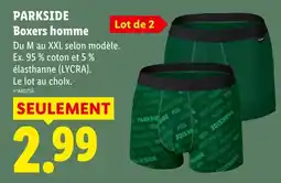 Lidl PARKSIDE Boxers homme offre