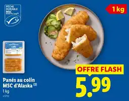 Lidl Panés au colin MSC d'Alaska offre