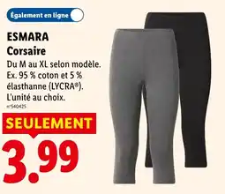 Lidl ESMARA Corsaire offre