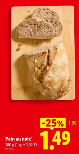 Lidl Pain au noix* offre