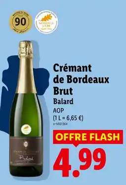 Lidl Balard Crémant de Bordeaux Brut offre