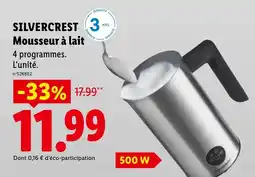 Lidl SILVERCREST Mousseur à lait offre