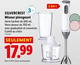 Lidl SILVERCREST Mixeur plongeant offre