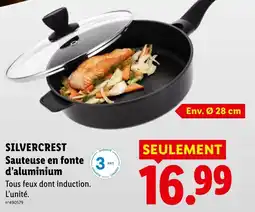 Lidl SILVERCREST Sauteuse en fonte d'aluminium offre
