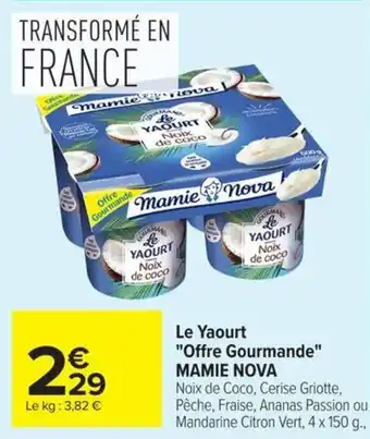 MAMIE NOVA Le Yaourt