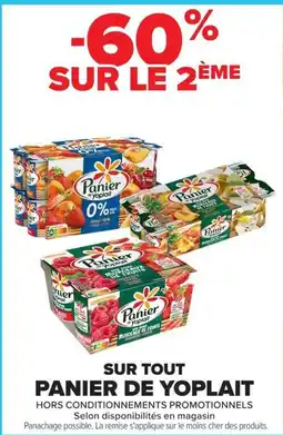 Carrefour Market Panier de yoplait offre