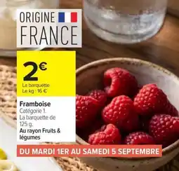 Carrefour Market Framboise offre