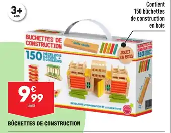 ALDI Bûchettes de Construction offre