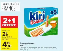 Carrefour Market Kiri Fromage Goûter offre