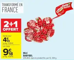 Carrefour Market Babybel Mini offre