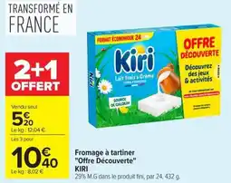 Carrefour Market Kiri Fromage à tartiner offre