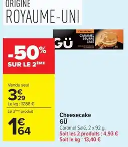 Carrefour Market GÜ Cheesecake offre
