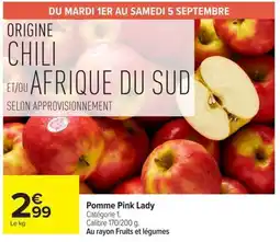 Carrefour Market Pomme Pink Lady offre