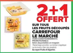 Carrefour Market Carrefour Marché Melon en morceaux offre