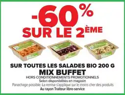 Carrefour Market Mix buffet sur toutes les salades offre