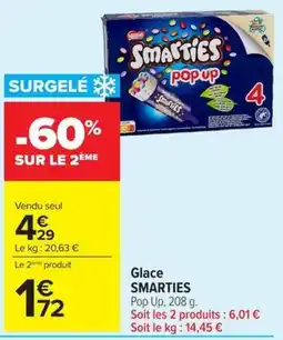 Carrefour Market Smarties Glace offre