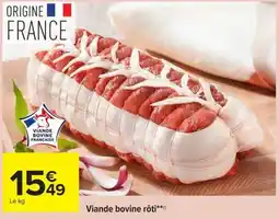Carrefour Market Viande bovine rôti offre