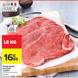 Carrefour Market Viande bovine faux-filet offre