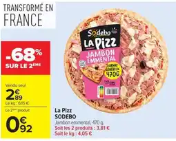 Carrefour Market SODEBO La Pizz offre