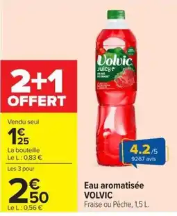 Carrefour Market Volvic Eau aromatisée offre