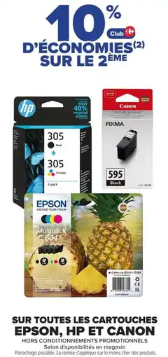 Carrefour Market Epson hp et canon sur toutes les cartouche offre