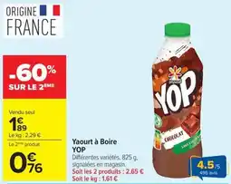 Carrefour Market YOP Yaourt à Boire offre