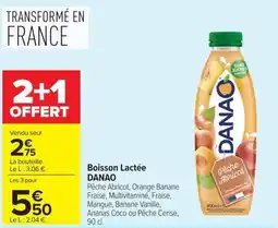 Carrefour Market DANAO Boisson Lactée offre