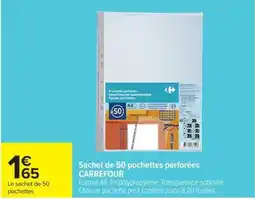 Carrefour Market CARREFOUR Pochettes perforées offre