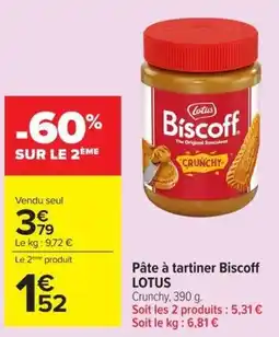Carrefour Market Lotus Biscoff offre