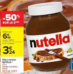 Carrefour Market Nutella Pâte à tartiner offre