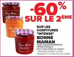 Carrefour Market Bonne Maman sur les confiture intense offre