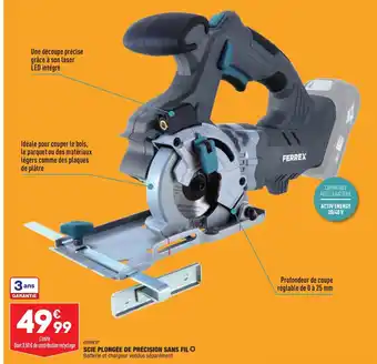 ALDI Scie Plongée de Précision Sans Fil offre