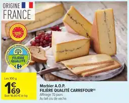Carrefour Market Morbier A.O.P. offre