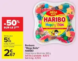 Carrefour Market HARIBO Méga Boîte offre