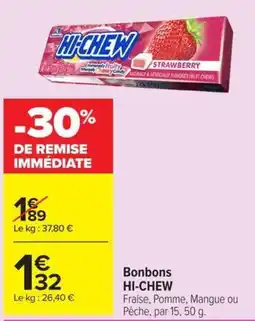 Carrefour Market HI-CHEW Bonbons offre